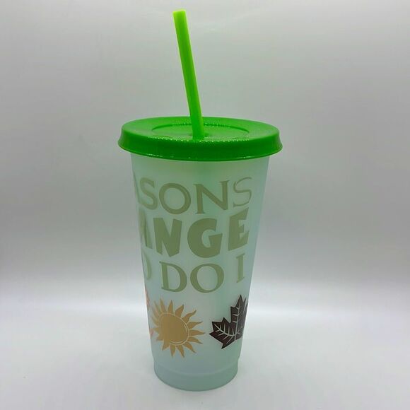 NWT Wool + Pepper Co. Seasons Change Color Changing Cold Cup - Picture 4 of 5